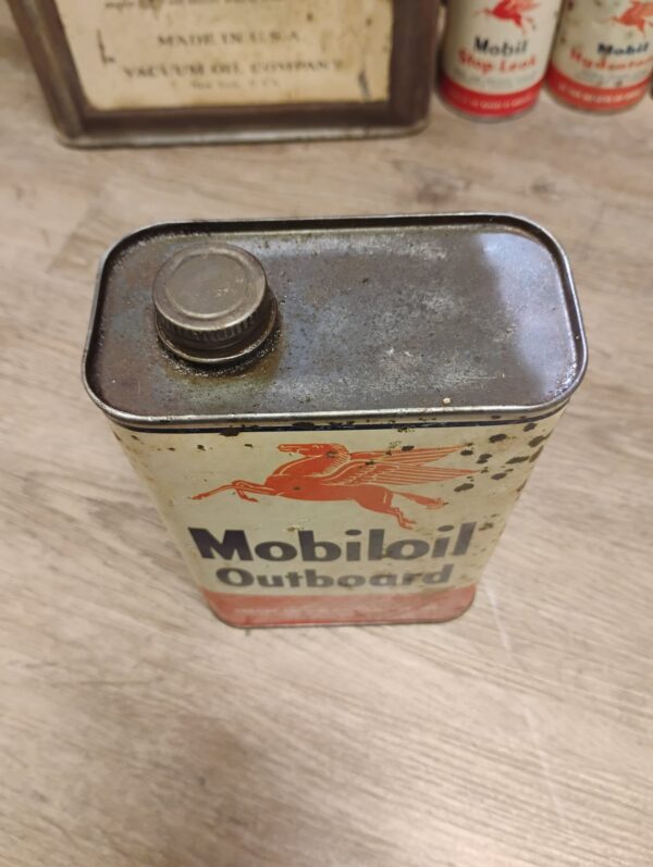 Mobiloil Outboard Oil Can - Image 5