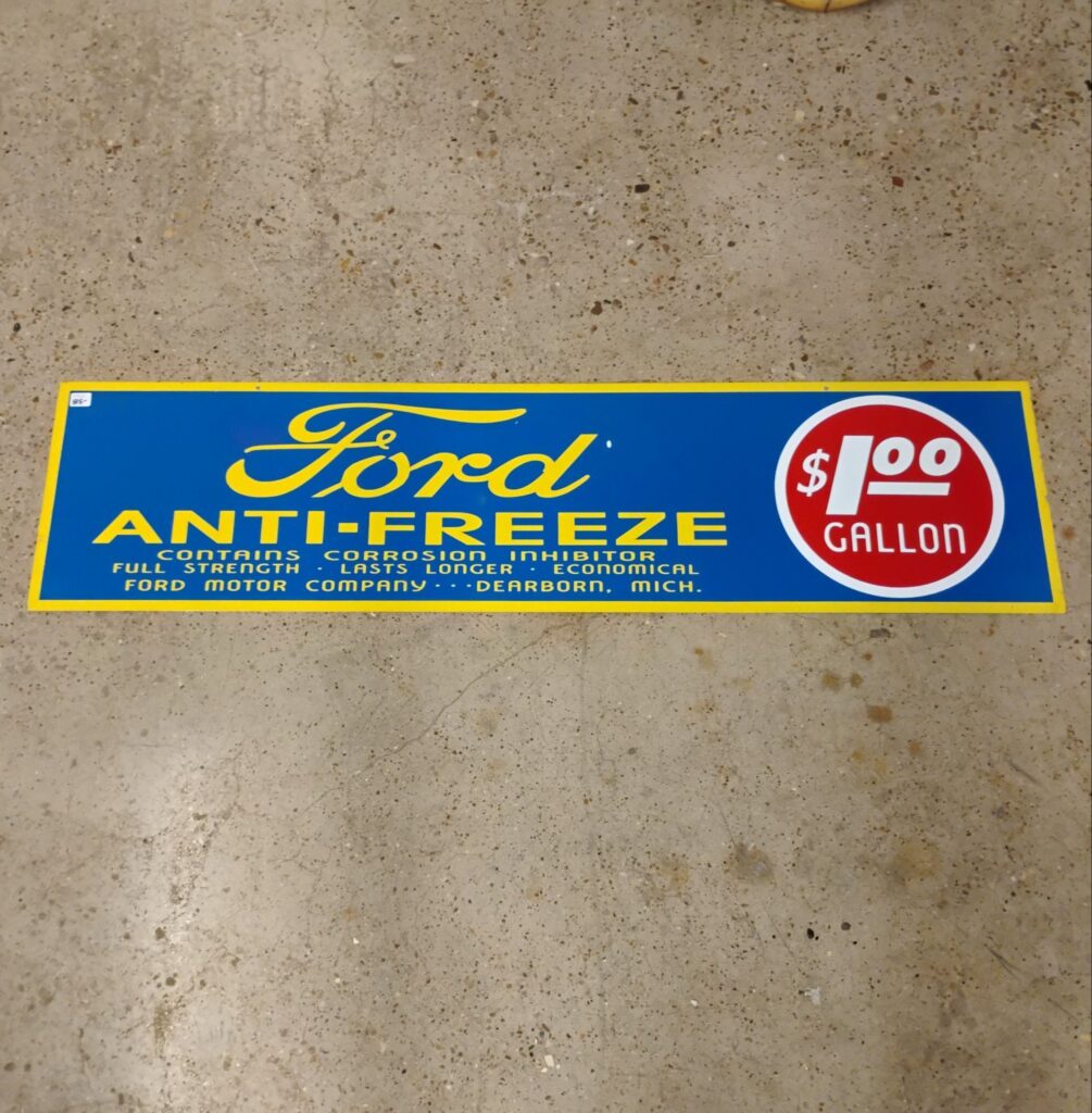 Ford Antifreeze Sign