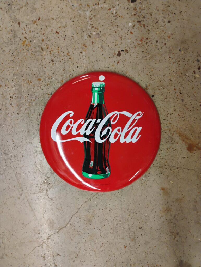 Coca-Cola Button Sign