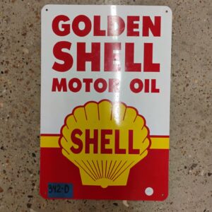 Golden Shell Sign