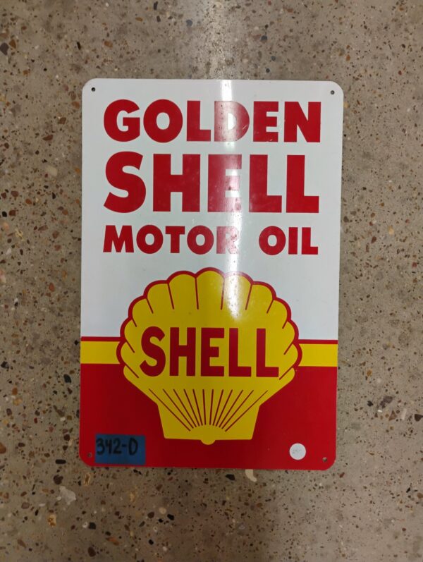 Golden Shell Sign