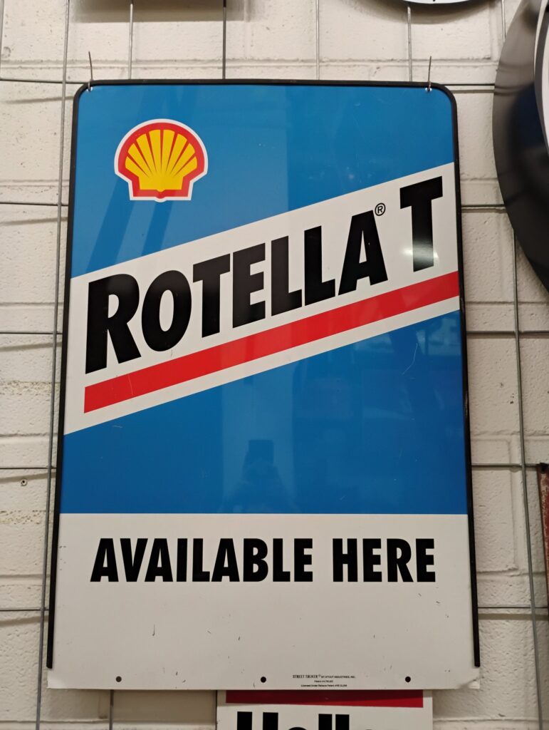 Rotella T Shell Sign