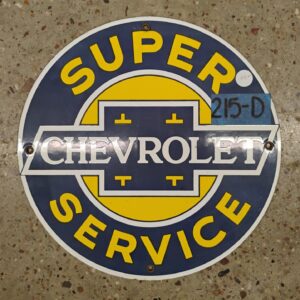 Chevrolet Super Service Sign