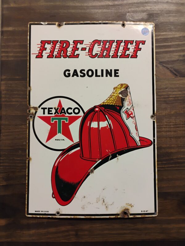 Texaco Fire-Chief Sign
