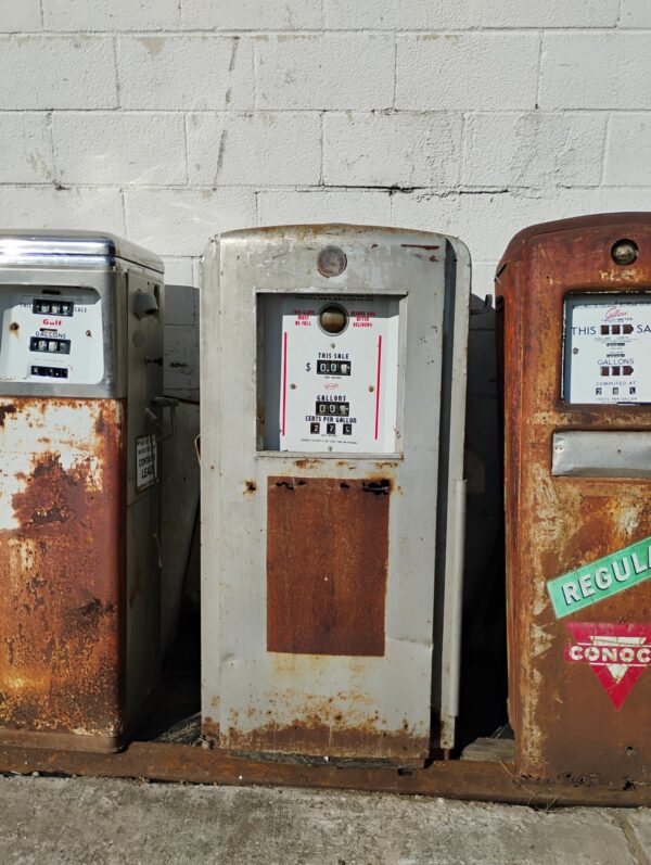Silver Gas Pump