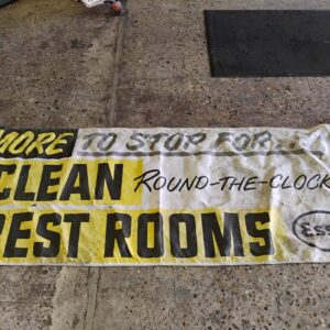 Esso Restroom Banner