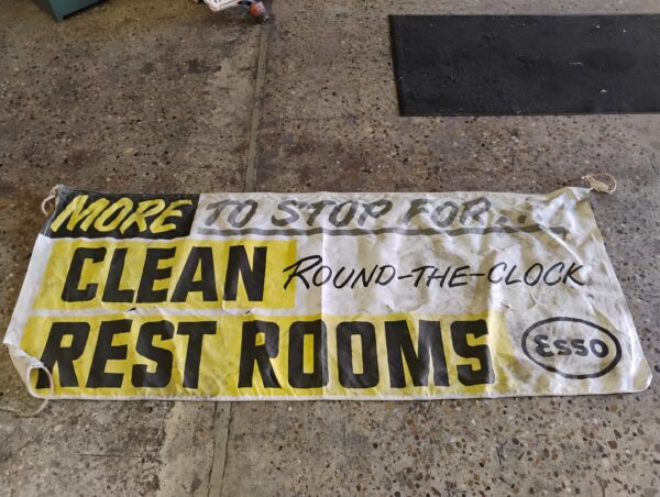 Esso Restroom Banner