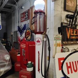 White Crown Gas Pump