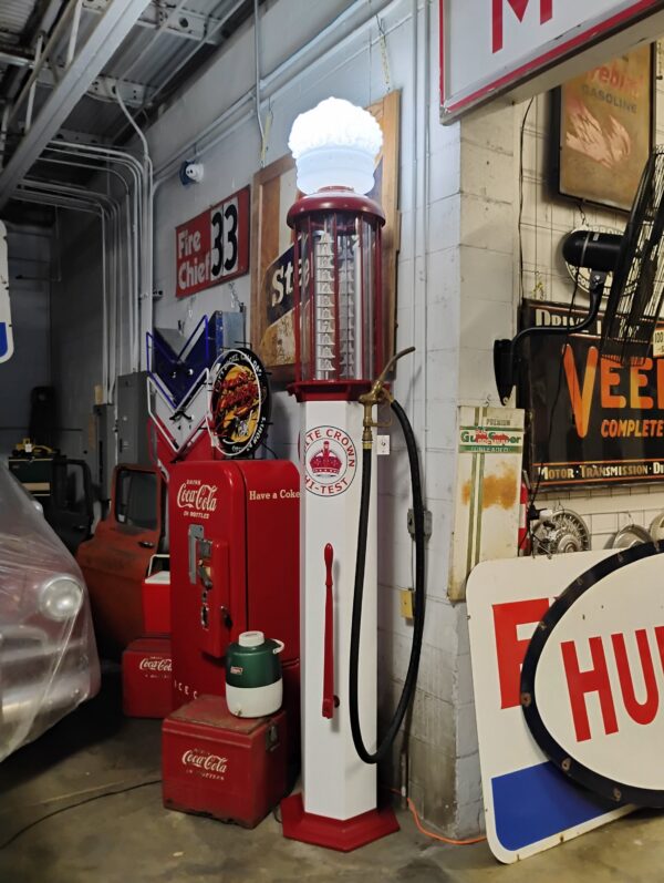 White Crown Gas Pump