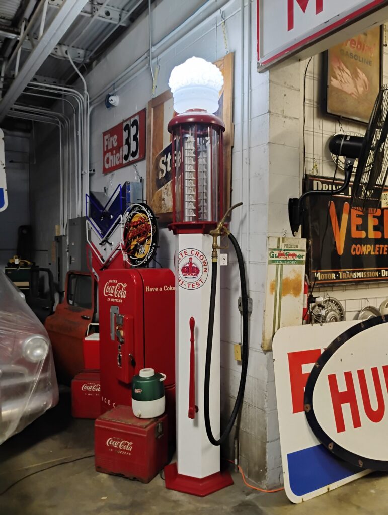 White Crown Gas Pump
