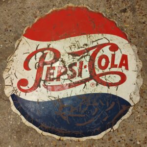 Pepsi Cola Button Sign