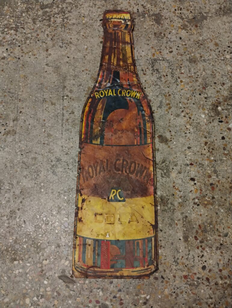 Royal Crown Bottle Sign