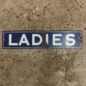 Ladies Restroom Sign