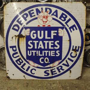 Gulf States Utilities Sign