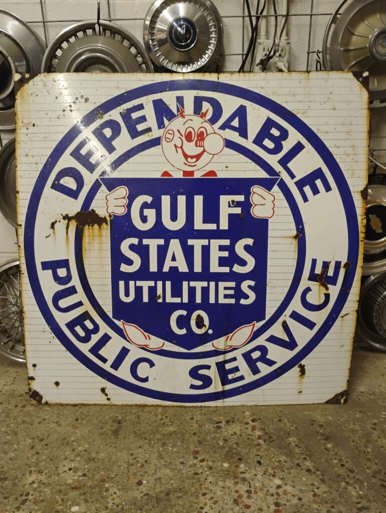 Gulf States Utilities Sign