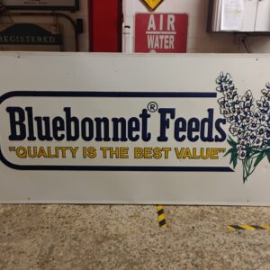 Bluebonnet Feeds Sign