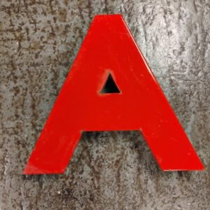 "A" Sign
