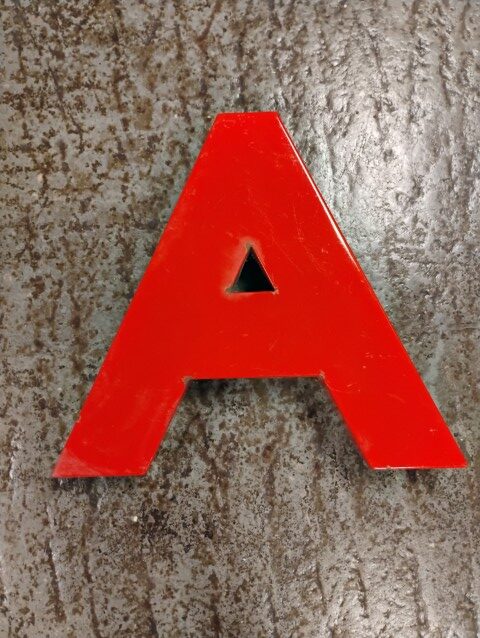"A" Sign