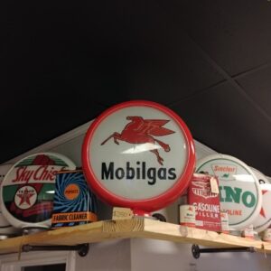Mobilgas Gas Pump Globe