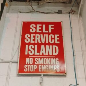 Self-Service Island Sign