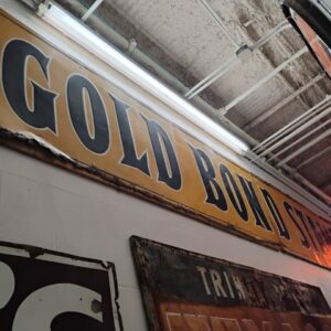 Gold Bond Stamps Sign