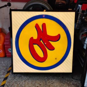 “Ok” Light-up Sign