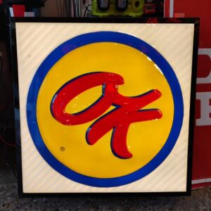 “Ok” Light-up Sign