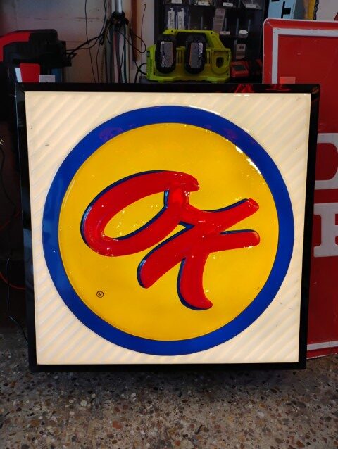 “Ok” Light-up Sign