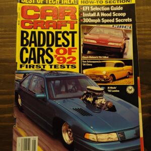 August 1992 Car Craft Magazine