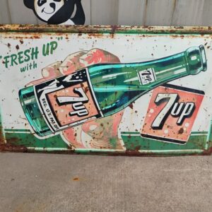 Fresh Up with 7-Up Sign