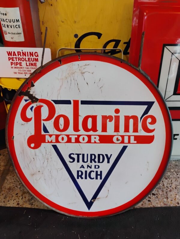 Polarine Motor Oil Sign
