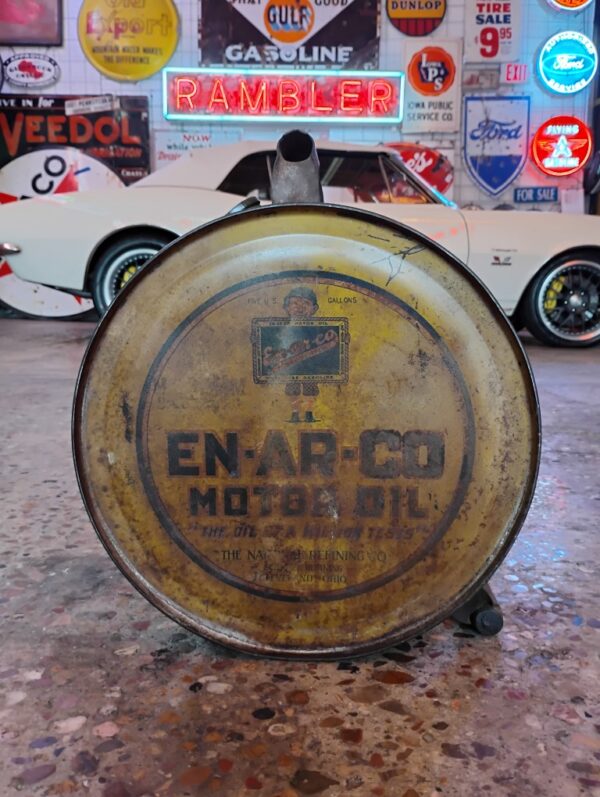 En-Ar-Co Motor Oil Can