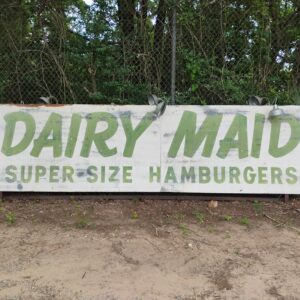 Dairy Maid Sign