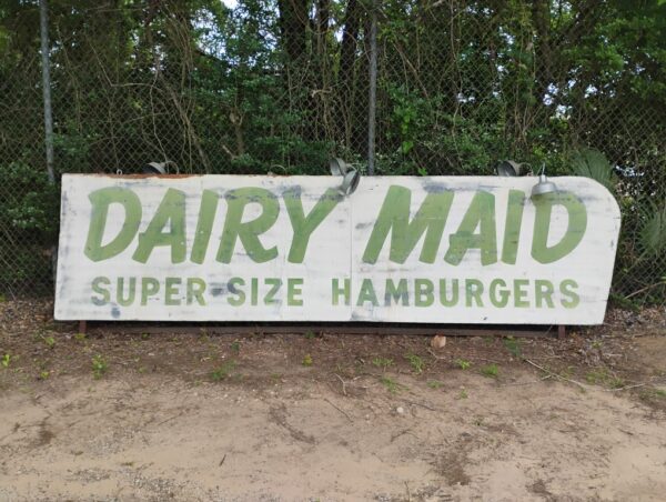 Dairy Maid Sign