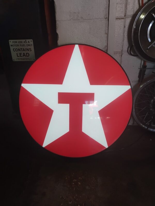 Texaco Light-Up Sign