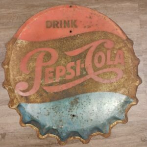 Pepsi-Cola Bottle Cap Sign