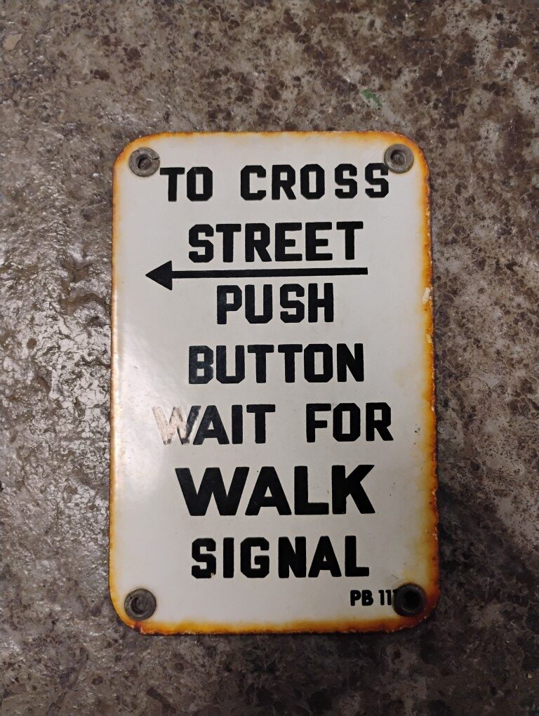 Stop Walk Sign