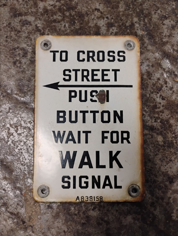 Stop Walk Sign