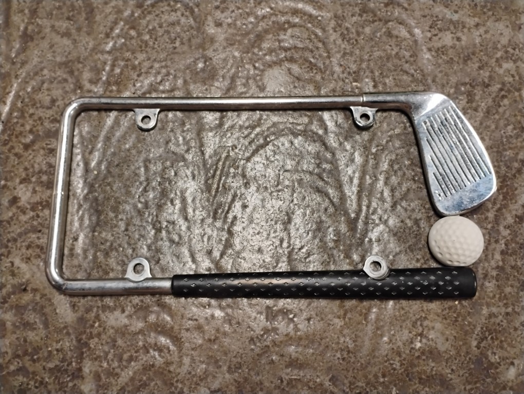 Golf License Place Cover