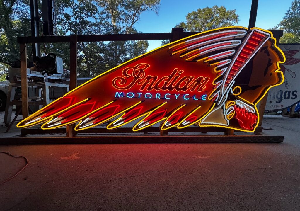 Indian Motorcycle Neon
