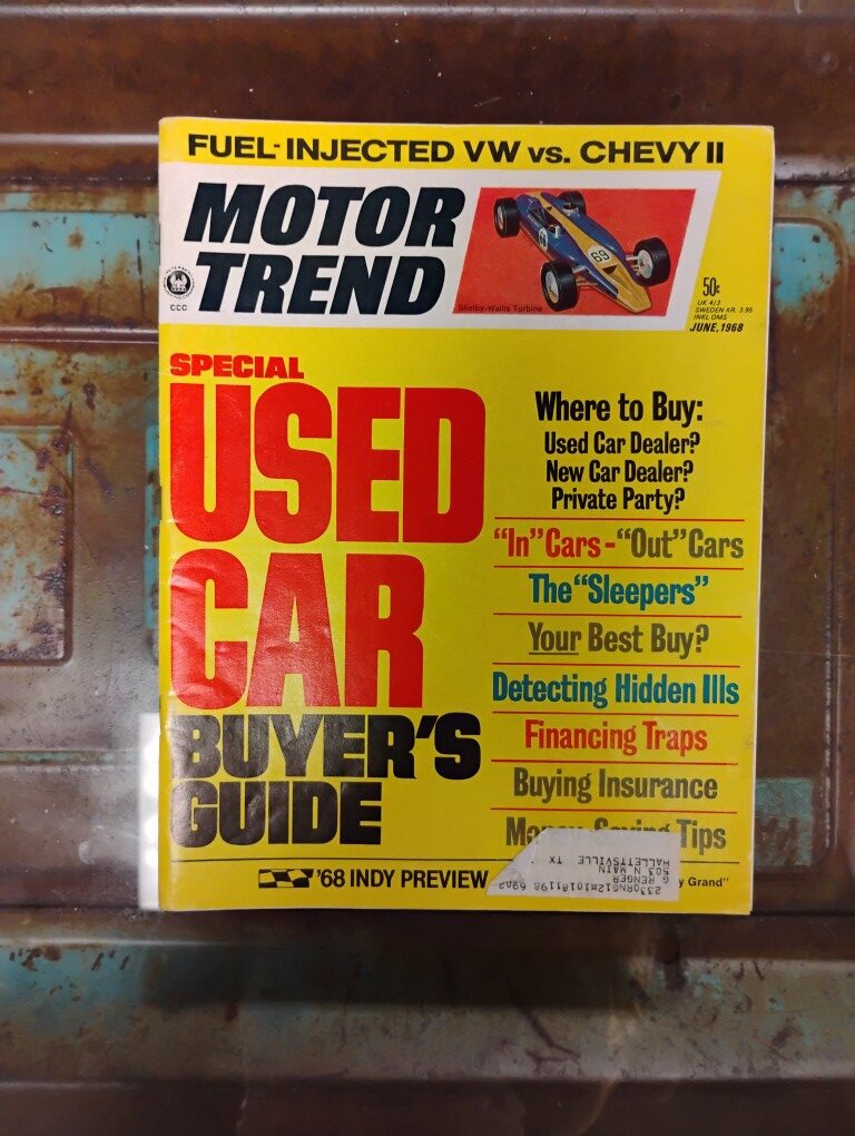 June 1968 Motor Trend Magazine