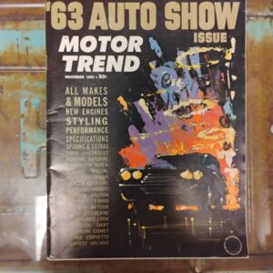 November 1962 Motor Trend Magazine