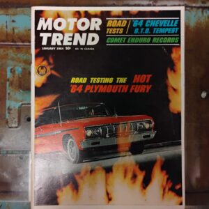 January 1964 Motor Trend Magazine