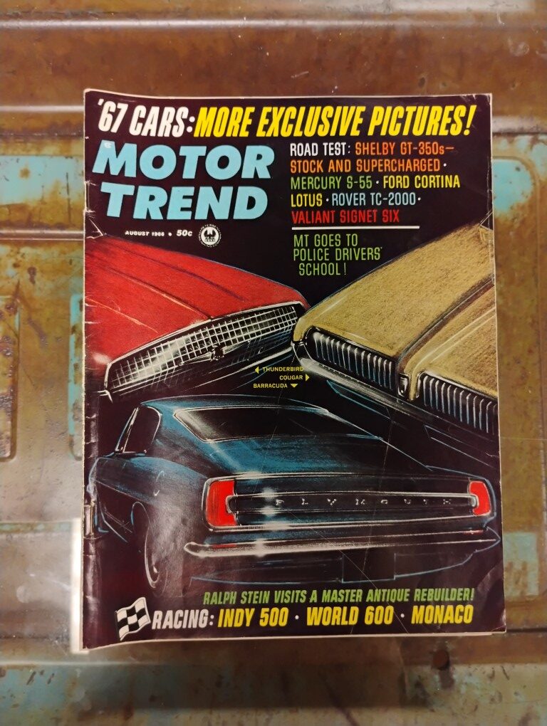 August 1966 Motor Trend Magazine