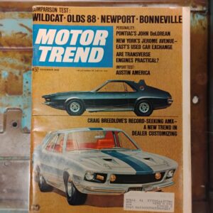 November 1968 Motor Trend Magazine