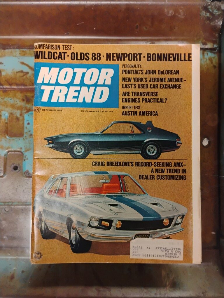 November 1968 Motor Trend Magazine