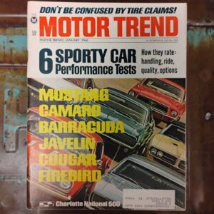 January 1968 Motor Trend Magazine