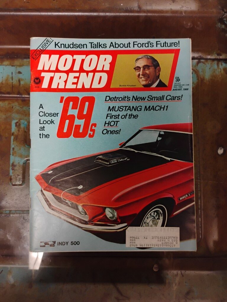 August 1968 Motor Trend Magazine