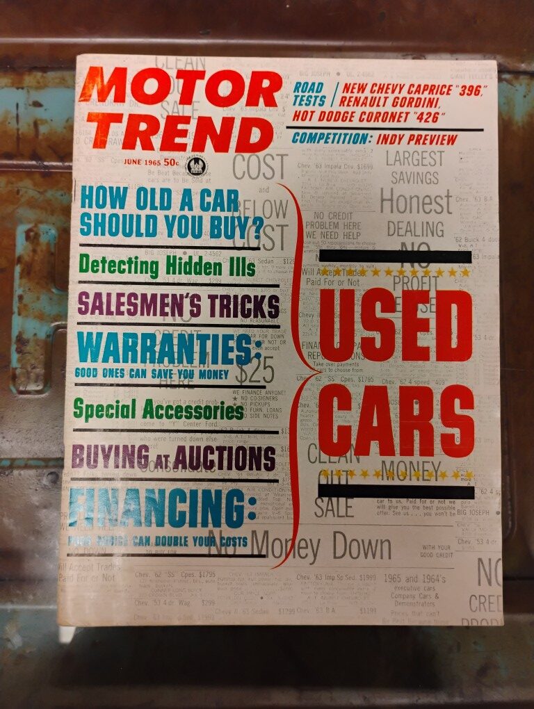 June 1965 Motor Trend Magazine