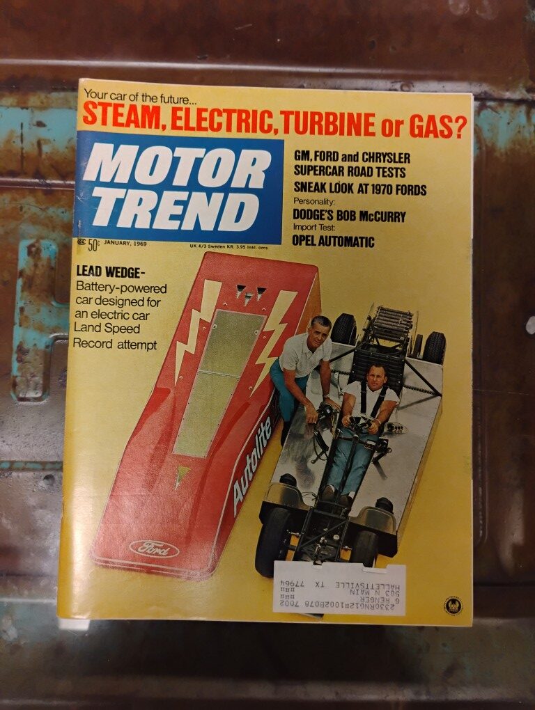 January 1969 Motor Trend Magazine